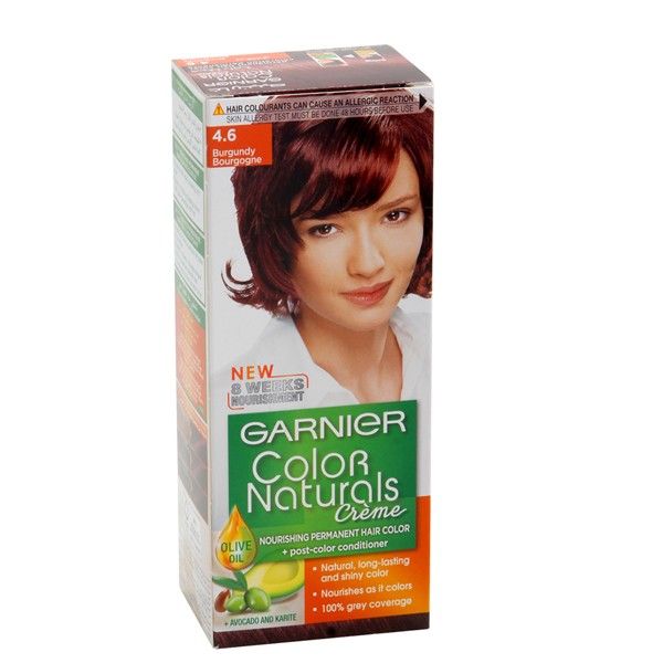 Garnier Burgundy Hair Color 4 6