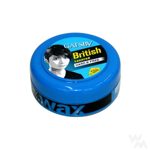 Gatsby Hard Free Hair Wax Blue 75g