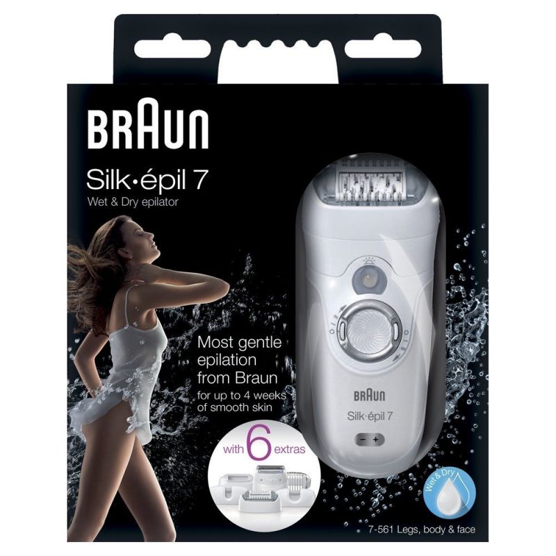 Braun Silk Epil 7 7 561 Wet Dry Cordless Epilator